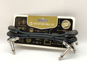 Revelation Cable Revelation Mini Patch Cable 6" ( 約15cm ) 3本SET【Black/Black/Black】