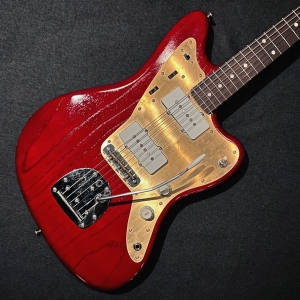 UNTAKE GUITARS CATMASTER/Ash with TELE bridge Bloody Red