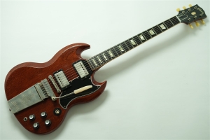 Gibson Custom Shop 2022年製 Murphy Lab 1964 SG Standard With Maestro Vibrola Heavy Aged - Faded Cherry