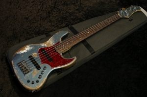 Xotic XJ-1T 5st Dark Lake Placid Blue, Super Heavy Aged #3735
