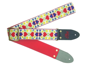 Elara Straps Pretty Heart Rouge Ultrasuede