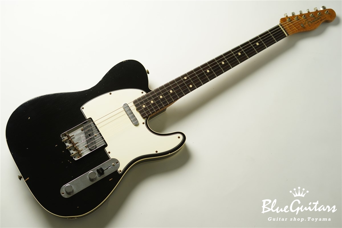 Fender Custom Shop MBS 1963 Custom Telecaster Journeyman Relic Masterbuilt by Vincent Van Trigt - Aged Black