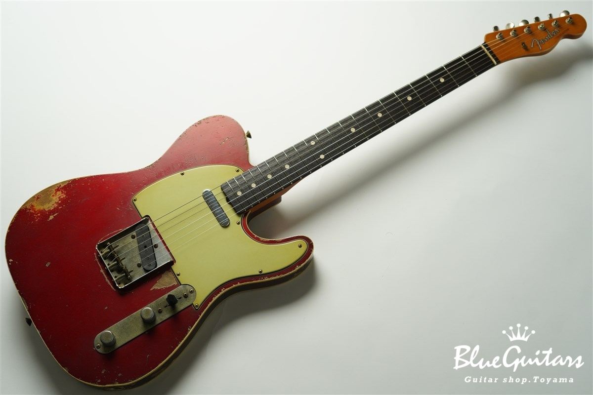 Fender Custom Shop MBS 1959 Custom Telecaster Heavy Relic Masterbuilt by Vincent Van Trigt - Dark Candy Apple Red