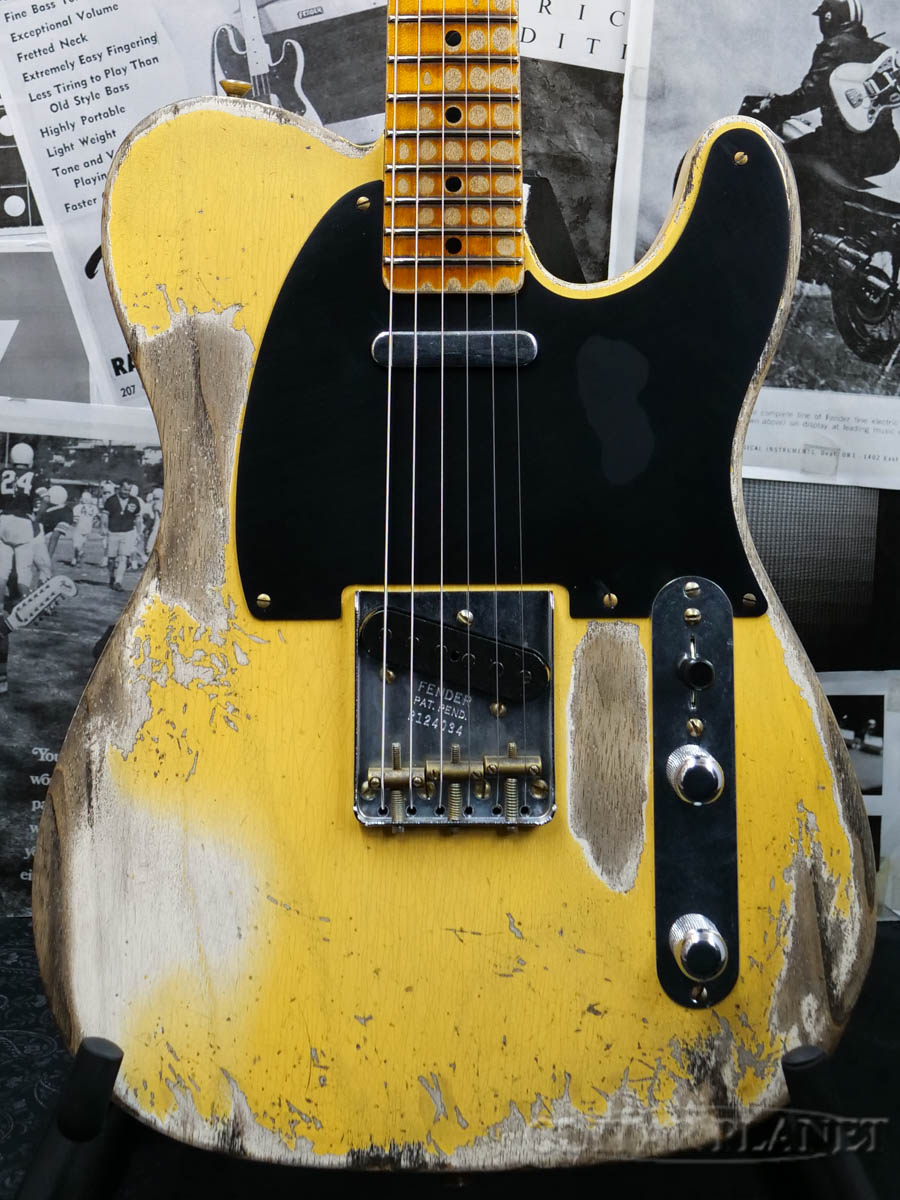Fender Custom Shop ~2022 Custom Collection~ 1952 Telecaster FLASH-COAT Super Heavy Relic -Aged Nocaster Blonde-
