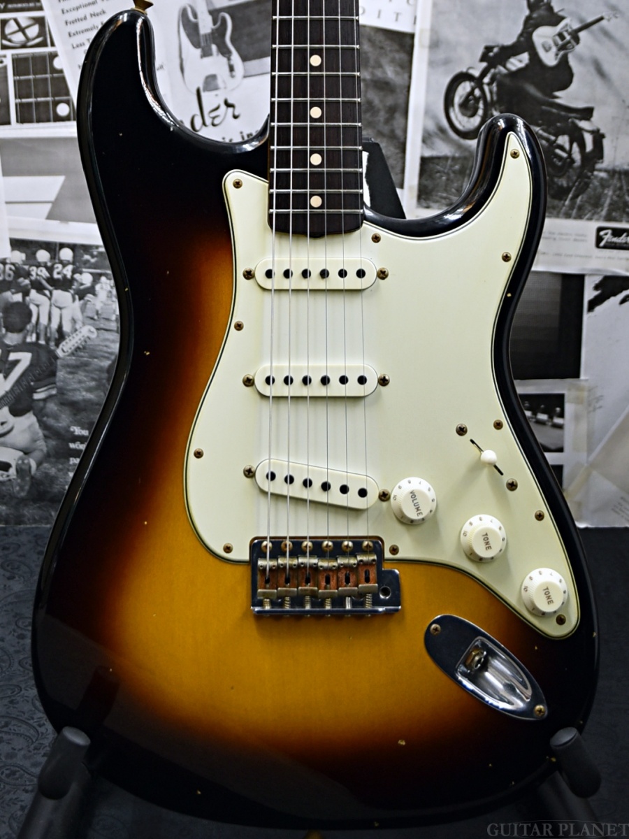 Fender Custom Shop Guitar Planet Exclusive 1963 Stratocaster Journeyman Relic -Wide Fade 2 Color Sunburst- 2021USED!!