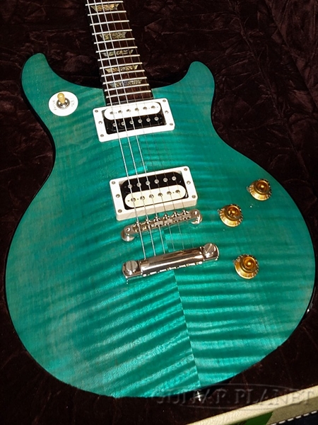 Gibson Custom Shop ~1st Edition~ Tak Matsumoto DC Standard Flame Top Aqua Blue -2012USED!【3.41kg】