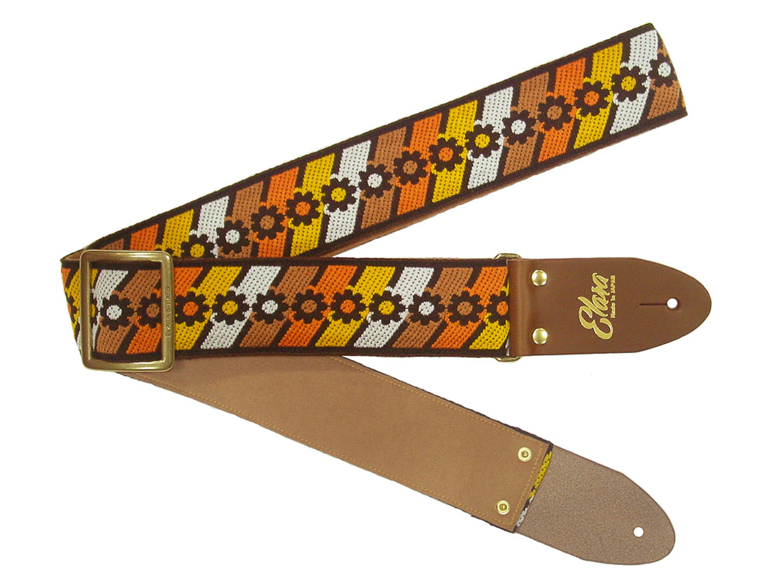 Elara Straps Flower Power Brown Ultrasuede