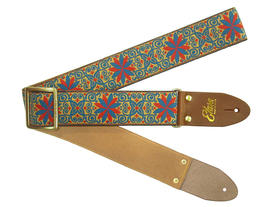 Elara Straps Pinwheel Zinnia Gold Ultrasuede