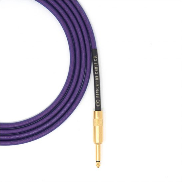 Revelation Cable The Purple Nurple Instrument Cable - Van Damme Pro Grade Classic XKE 【15ft (約4.6m) / SSorSL】