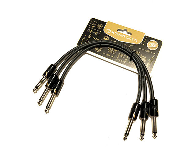 Revelation Cable Revelation Patch Cable – Short Straight (SS) 3SET Pack 12" (約30cm)