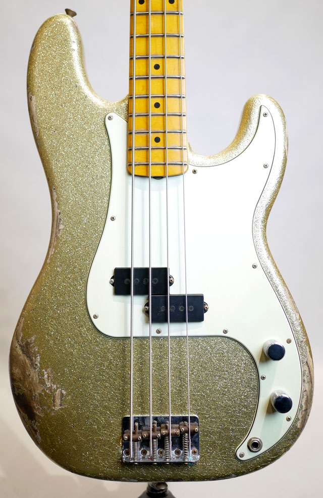 Fender Custom Shop Custom Build J Signature Precision Bass Heavy Relic Champagne Gold