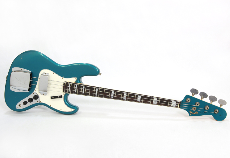 Fender Custom Shop Limited 66 Jazz Bass Journeyman Relic Aged Ocean Turquoise