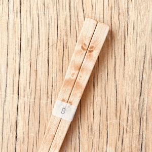 【 uchida asami の箸 】 バーズアイメイプルお箸 Lサイズ